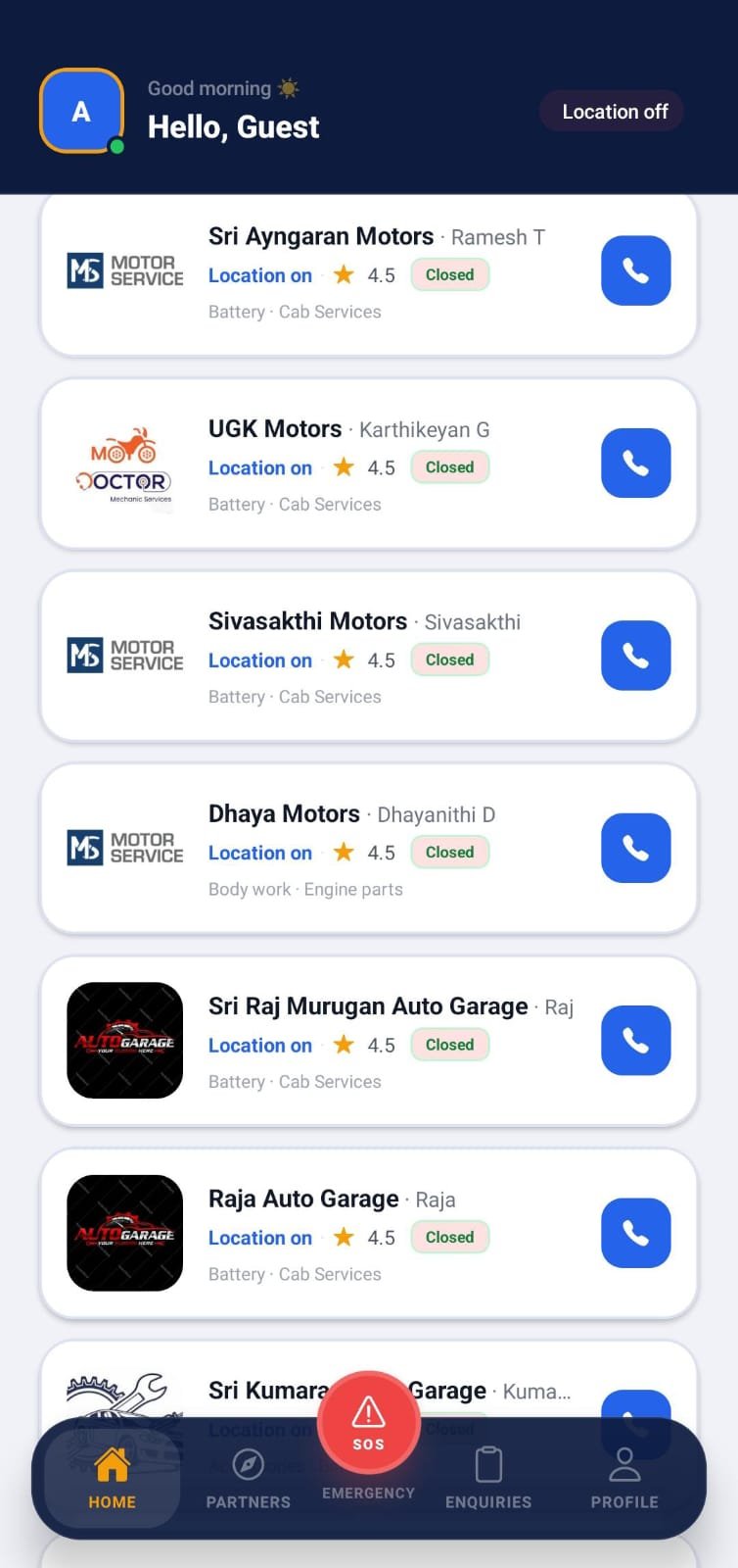 Payment Screen